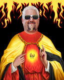funny Guy Fieri celebrity prayer candle gift