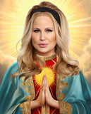 Jennifer Coolidge Saint Celebrity Prayer Candle Gift