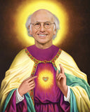 funny Larry David celebrity prayer candle seinfeld gift