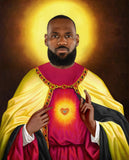 Lebron James Los Angeles Lakers Saint Celebrity Prayer Candle Gift