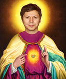 Michael Cera Saint Celebrity Prayer Candle Funny Gift