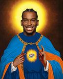 Shai Gilgeous-Alexander SGA OKC Thunder Saint Celebrity Prayer Candle Gift