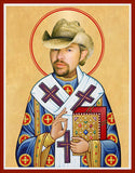 Toby Keith saint celebrity prayer candle gift