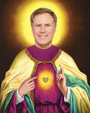 Will Ferrell Saint Celebrity Prayer Candle Funny Gift