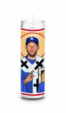 Clayton Kershaw Los Angeles Dodgers Saint Celebrity Prayer Candle