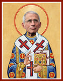 funny Dr Anthony Fauci celebrity prayer candle novelty gift