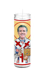 Gavin Newsom Saint Celebrity Prayer Candle