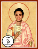 James Franco Saint Celebrity Prayer Candles