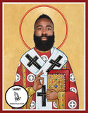 James Harden Houston Rockets Saint Celebrity Pop Culture Prayer Candles