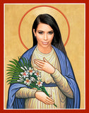 Kim Kardashian celebrity prayer candle gift