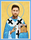 Lionel Messi Paris Saint Germain FC celebrity prayer candle gift