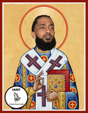 Nipsey Hussle RIP Saint Celebrity Prayer Candles