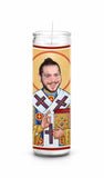 Post Malone Posty White Iverson Saint Celebrity Prayer Candle