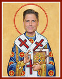 funny celebrity Rob Lowe prayer candle novelty gift