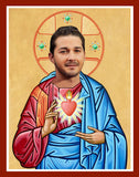funny Shia LaBeouf Celebrity Prayer Saint Candle gift