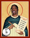 Travis Scott Saint Celebrity Prayer Candles