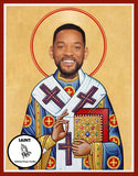 Will Smith saint celebrity prayer candle novelty gift