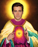 funny saint Jake Gyllenhaal celebrity prayer candle gift