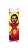 Keanu Reeves Saint Celebrity Prayer Candle