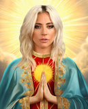 Lady Gaga Saint Celebrity Prayer Candle Gift