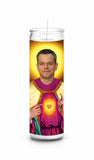 Matt Damon Saint Celebrity Prayer Candle
