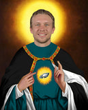 Nick Foles Saint Celebrity Prayer Candle Gift