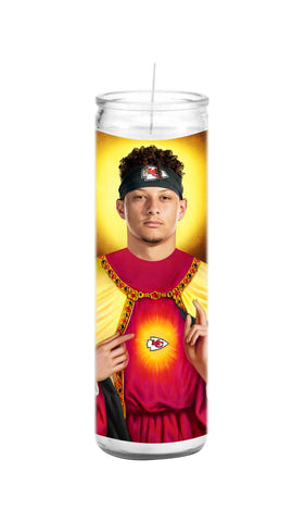 Patrick Mahomes Celebrity Prayer Candle