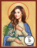 Ariana Grande Saint Celebrity Prayer Candles