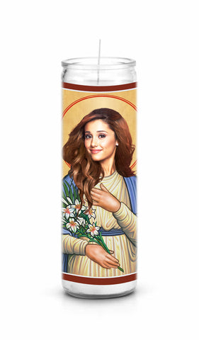 Ariana Grande Saint Celebrity Prayer Candle