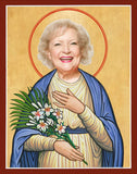perfect funny Betty White Golden Girls celebrity prayer candle novelty gift