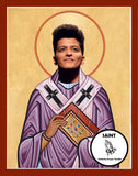 funny Bruno Mars celebrity prayer candle novelty gift idea
