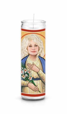  Dolly Parton Saint Celebrity Prayer Candle