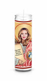 Drew Barrymore Saint Celebrity Prayer Candle