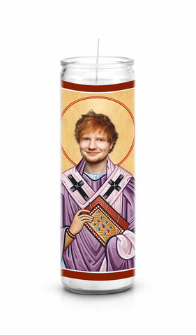 Ed Sheeran Saint Celebrity Prayer Candle