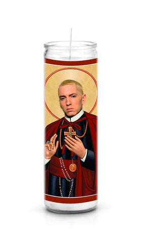 Eminem Saint Celebrity Prayer Candle