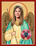 funny Jennifer Aniston Friends Show celebrity prayer candle novelty gift