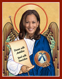 funny Kamala Harris Vice President VP celebrity prayer candle novelty gift