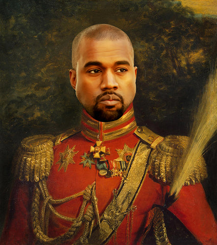 Kanye West Funny Celebrity Poster novelty gift