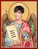 funny Kris Jenner celebrity prayer candle novelty gift