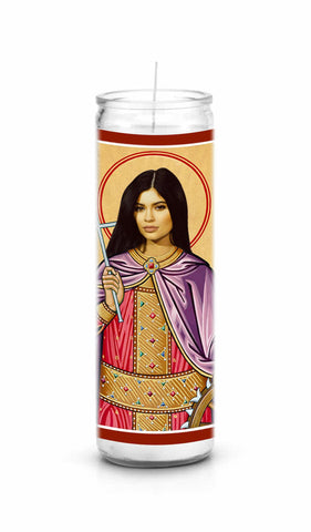 Kylie Jenner Saint Celebrity Prayer Candle
