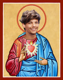 funny Louis Tomlinson One Direction 1D celebrity prayer candle novelty gift