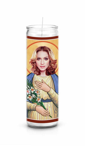 Madonna Saint Celebrity Prayer Candle