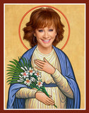funny saint Reba McEntire celebrity prayer candle novelty gift