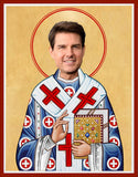 funny Tom Cruise celebrity prayer candle novelty gift