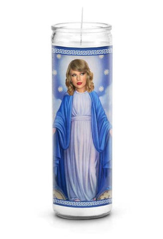 Taylor Swift Saint Celebrity Prayer Candle